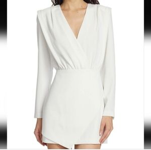 Amanda Uprichard Dress Contessa White Ivory XS Girl Hood Core Bridal